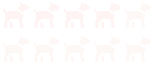 Ilustración de perros blanca