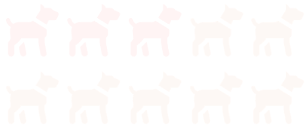Ilustración de perros blanca